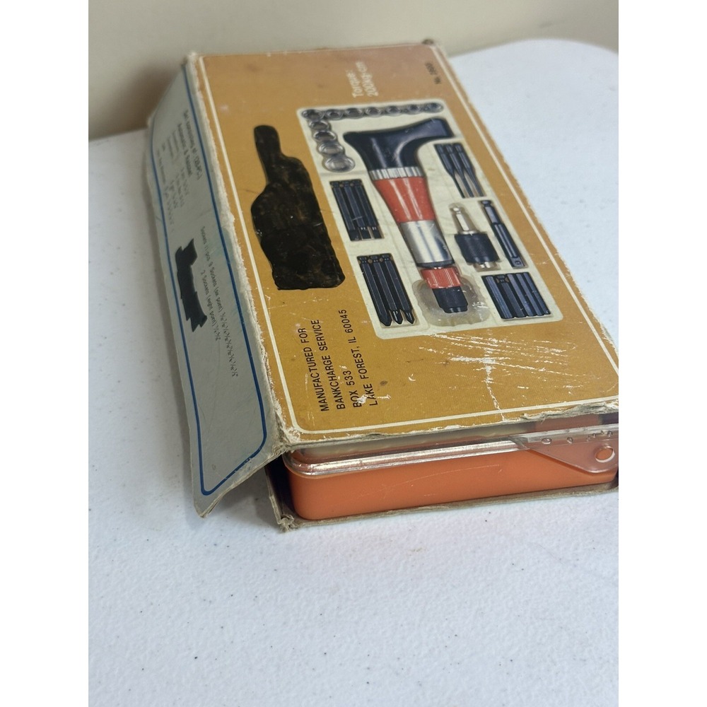 Vintage Tool Kit Screwdriver Rachet Socket Set (missing Few Pieces) - Picture 10 of 11